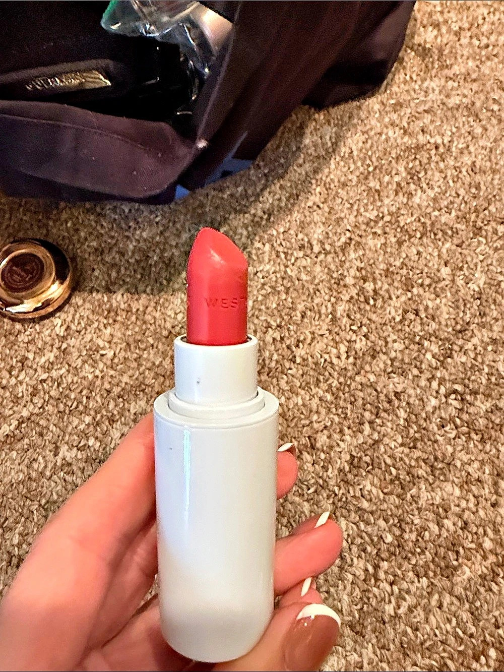 Westman Atelier HydroBalm Tinted Lipstick in juice swatches once never used